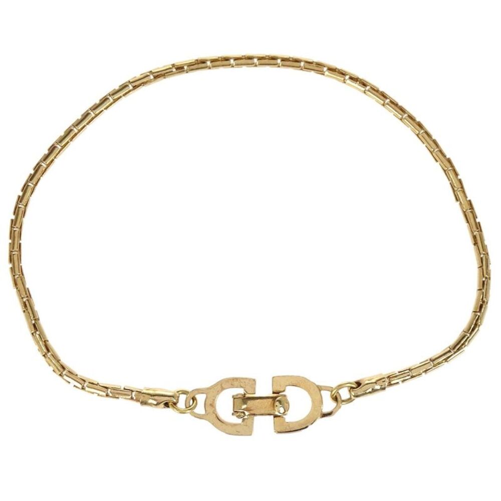 Christian Dior Cd Logo Metal Gold Gold_Plated Bracelet Jewelry